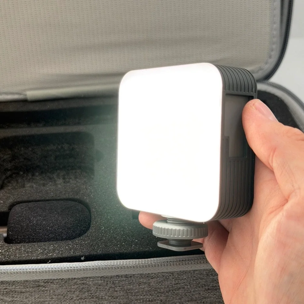 SmallRig All-In-One Video Kit for Smartphone Creators P96 LED Light Mic Case